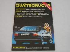 Quattroruote Rivista Dicembre 1987 numero 386