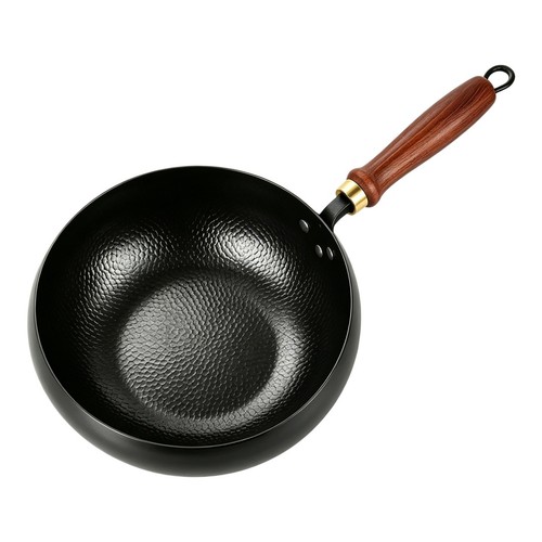 Wok martellato forgiato mano - a,