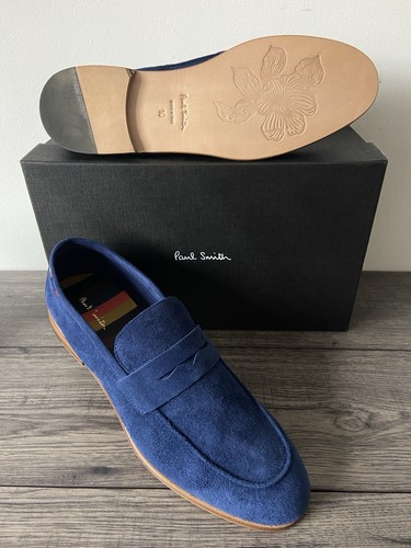 Paul smith blu pelle suede - paul,