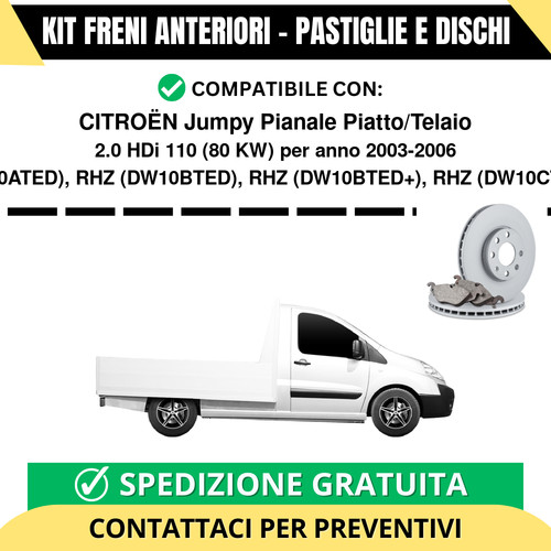 Kit freni anteriori pastiglie - freni, (pastiglie