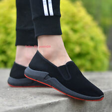 Scarpe basse uomo cinesi casual in tessuto arte marziale kung fu tai chi scarpe slip on