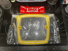 TARGA ORIGINALE CYCLE CRAFT GIALLA RARA NOS AERO RACE ORIGINALE ANNI 80 OLD SCHOOL BMX