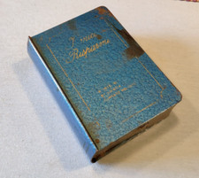 SALVADANAIO VINTAGE LIBRO LATTA GADGET RECLAME BANCA MONTE DI BOLOGNA ITALORA SA