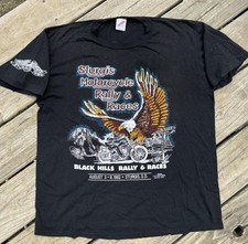 T-shirt motociclista Black