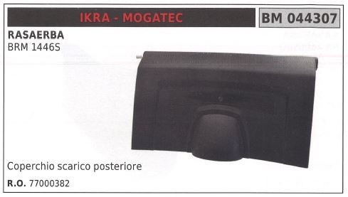 Coperchio scarico posteriore