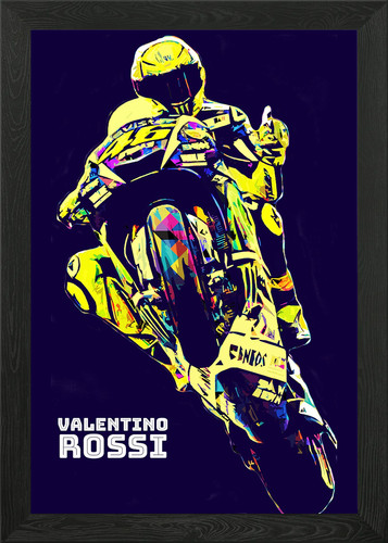Quadro valentino rossi pop - valentino,
