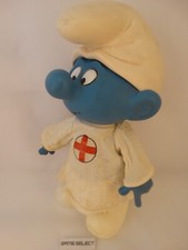 PEYO PUFFO DOTTORE DOCTOR 27CM FURGA SMURF SCHTROUMPFS ORIGINALE VINTAGE