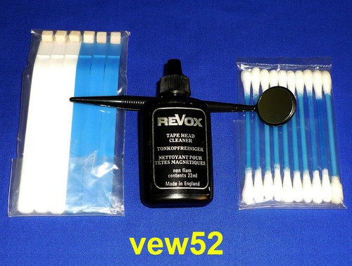 Revox set pulitore - revox, testine"