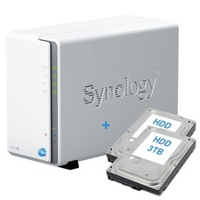 Synology Ds223j Nas 2-bay Doppio Hdd 6tb (2x3tb) Sata Ethernet La Ricondizionato