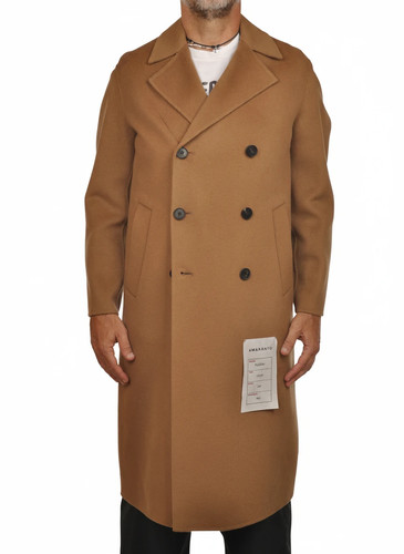 Amaranto uomo cappotto over - cappotto,