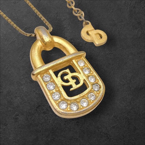 Collana christian dior logo - collana,
