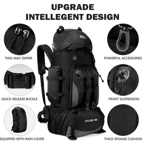 Zaino trekking grande 90l - zaino, da
