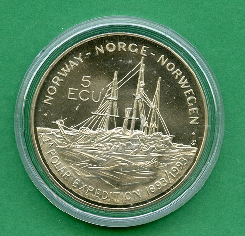 Moneta 1993 norvegia ecu - moneta,