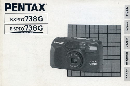 Pentax espio 738g fotocamera - espio,