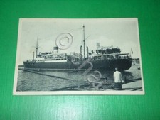 Cartolina Livorno - Porto e Motonave da Passeggeri 1933.