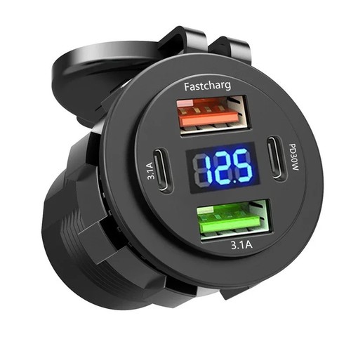 Presa caricabatteria auto 12v - presa,