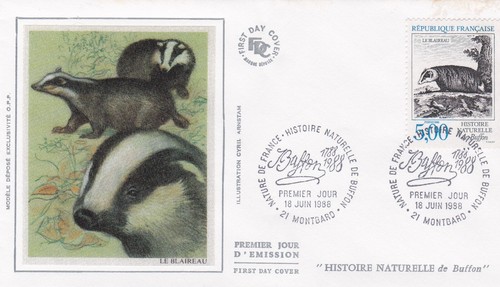Francia 1988 fdc natura - 1988,