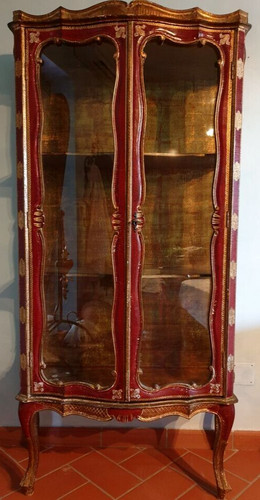 Vetrina fiorentina legno - in,