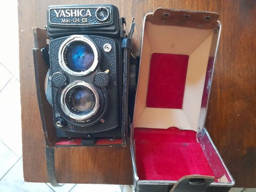 Macchina fotografica yashica - macchina,