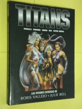BORIS VALLEJO e Julie Bell Titans illustration Book Super Eroi-norma editorial