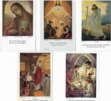 ARS SACRA: lotto di 5 SANTINI VARI -  (176)