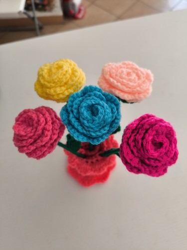 Vaso rose fatte - vaso, a