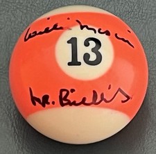 Pallone da biliardo firmato