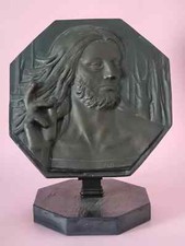 Mario Donizetti "Cristo Benedicente" scultura in bassorilievo