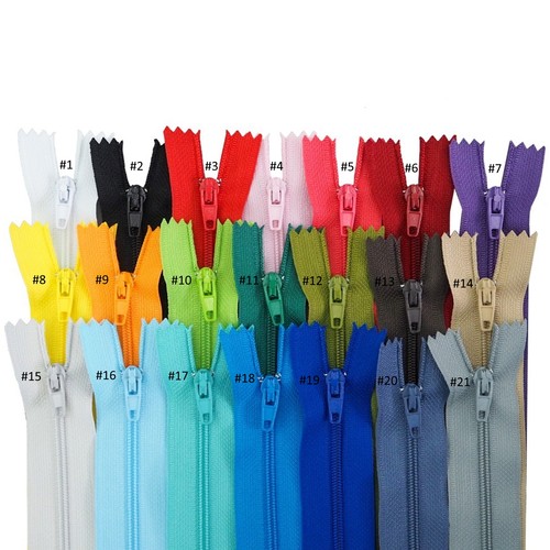 Cerniera nylon binario 4mm - cerniera,