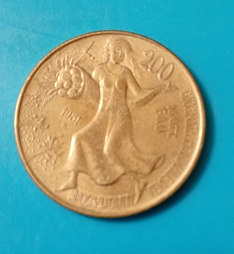 Moneta rara lire 200 1981 - lire,