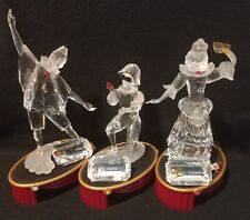 SWAROVSKI Crystal Triologia Masquerade 1999-2001 - Pierrot-Colombina-Arlecchino
