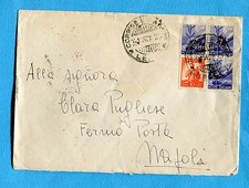 DEMOCRATICA £.6 BLOCCO DI 3 + COPPIA + £.10  ann.LECCE -  FERMO POSTA  (269689)