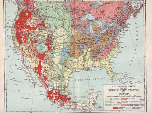 America messico mappa - america,