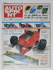 01086 Autosprint - a. XIX n. 14 - 1979 - Giacomelli risponde vincendo