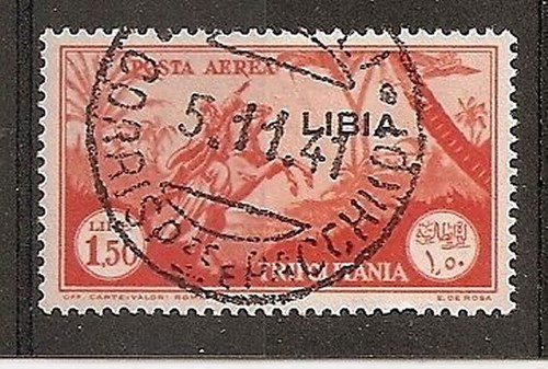 1940 libya used airmail - libya,