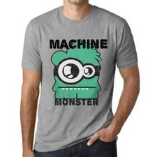 Uomo Maglietta Mostro Macchina – Machine Monster – T-shirt Stampa Grafica