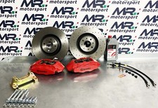 Impianto frenante Dischi 330mm Liscio-Forato-Baffato 500 ABARTH Rosso Dischi baf