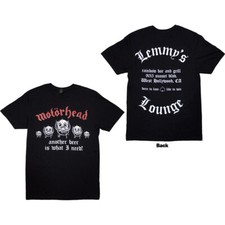 Motorhead - Lemmy's Lounge - T-shirt nera