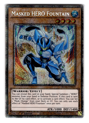 Yugioh masked hero fountain - masked,