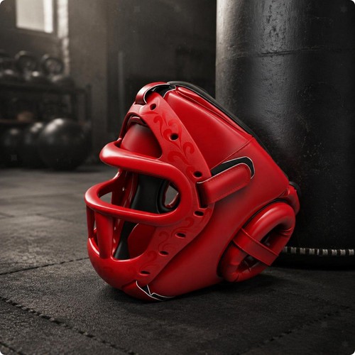Casco imbottito boxe - casco,