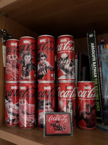 Lattine coca cola marvel - 10,