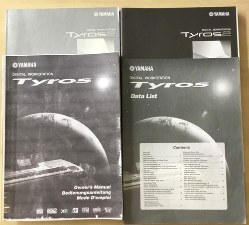 Yamaha tyros manuali - tyros,