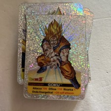 lotto 40 lamincards Dragon Ball Argento ITA