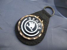 SKODA - Portachiavi epoca con logo - Ricambio nuovo