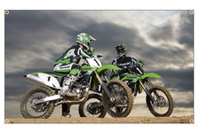 Kawasaki Enduro Racing Banner