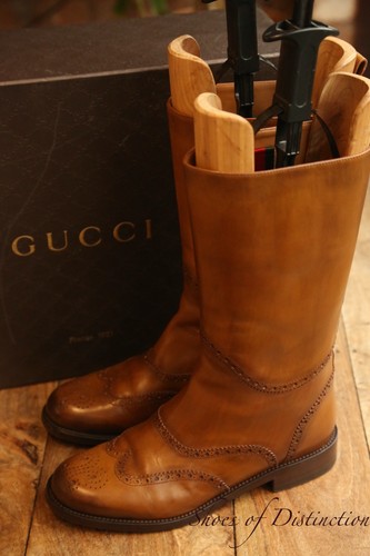 Gucci stivali brogue - , marrone