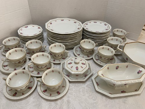 62pc rosenthal maria floral - 62pc,