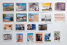 LOTTO DI N°20 FRANCOBOLLI ITALIANI USATI ANNO 2010 (vedi foto) con calcio INTER