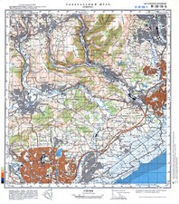 Mappa topografica militare