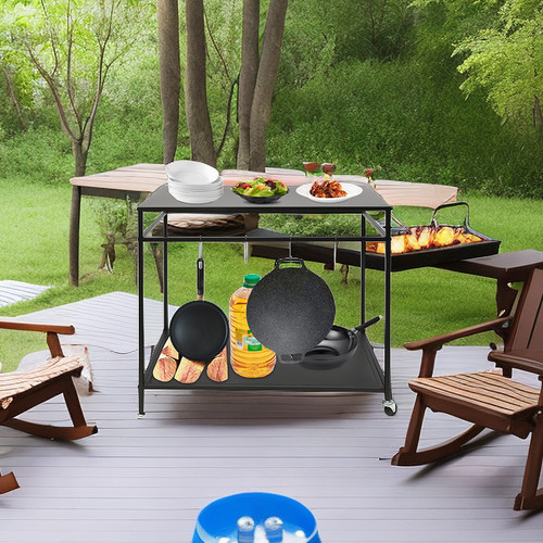 Kitchen prep table bbq grill - kitchen,